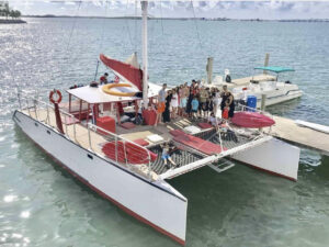 49 ft catamaran party boat in Miami, FL