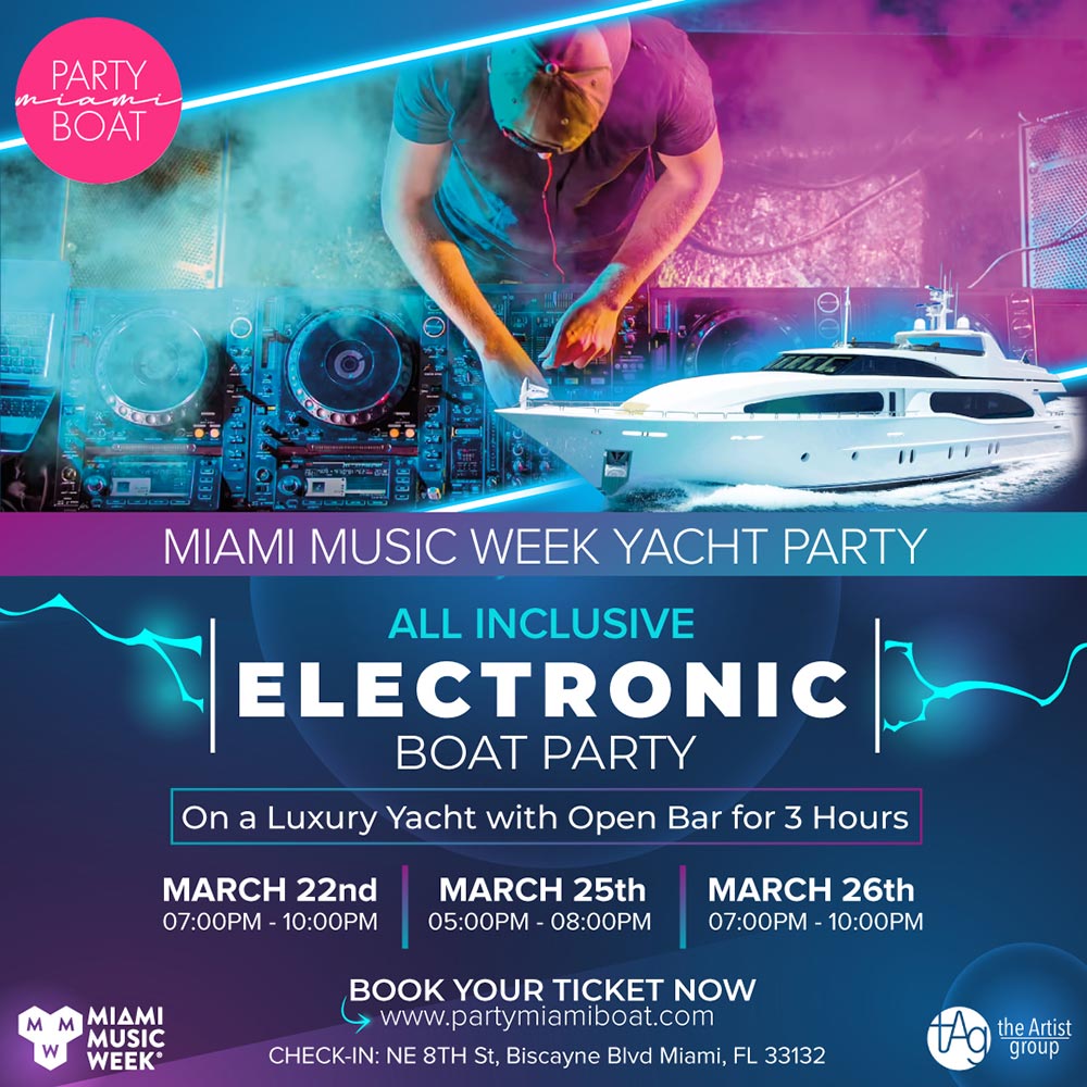 Miami Music Week Electronic Yacht Party
